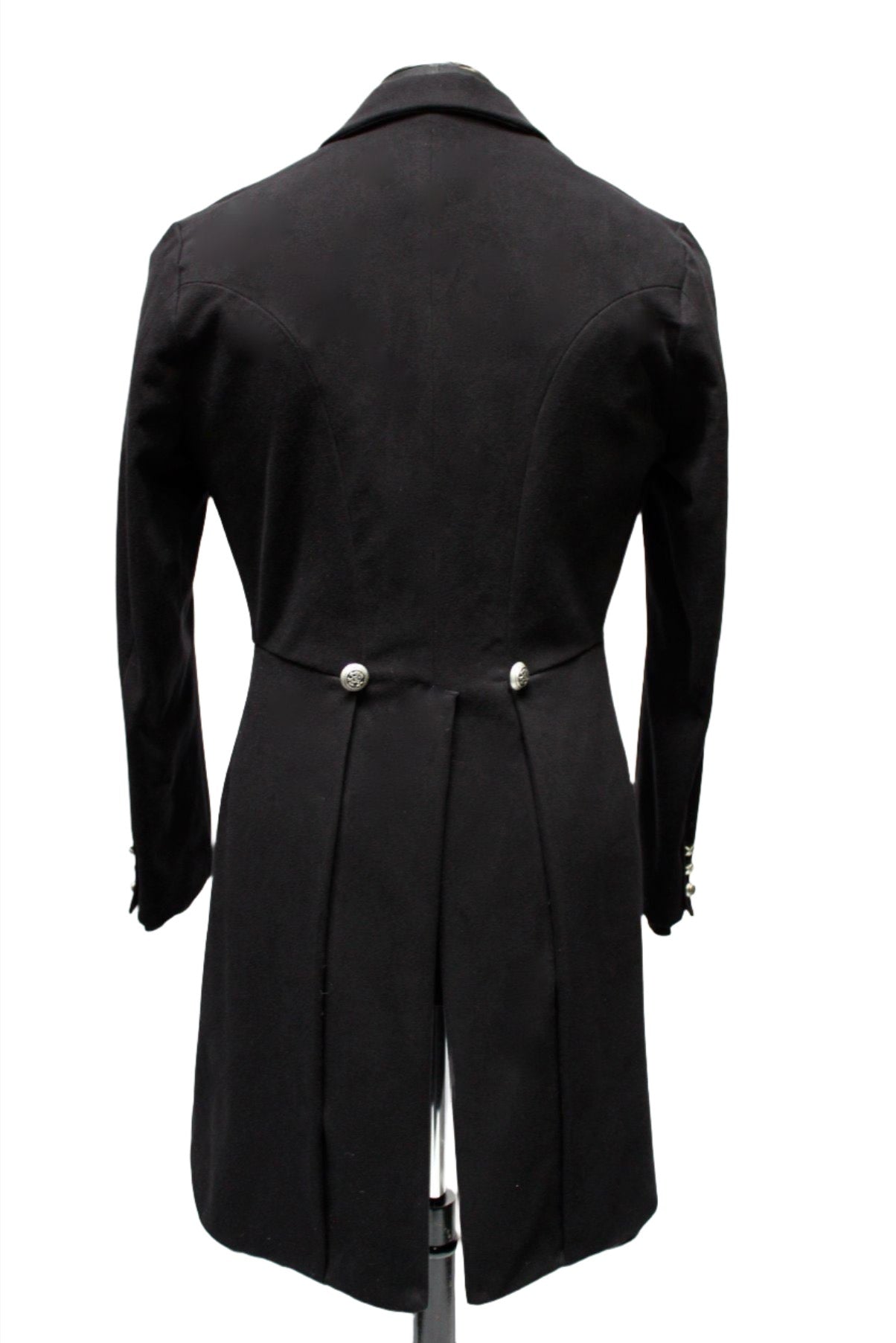 VICTORIAN TAILCOAT - BLACK DENIM Shrine of Hollywood coat Men's Coats