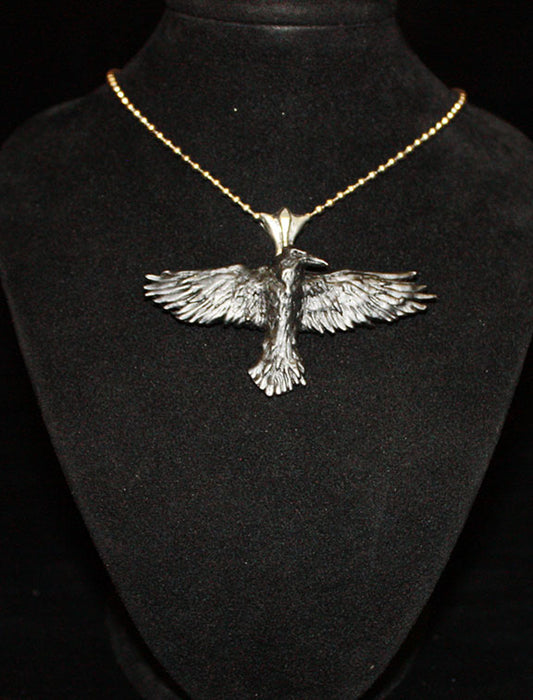 BLACK RAVEN NECKLACE Shrine of Hollywood Jewelry - Necklaces and Chokers Raven necklace