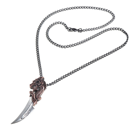Norse Dragon Dagger Necklace Shrine of Hollywood