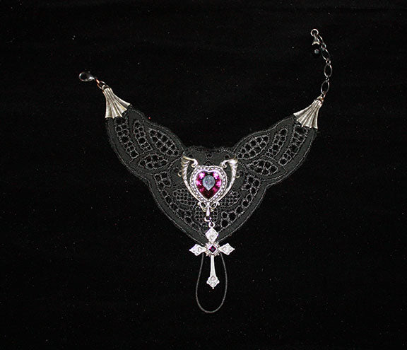 TEARS OF GRIEF LACE BRACELET Shrine of Hollywood Jewelry - Bracelets