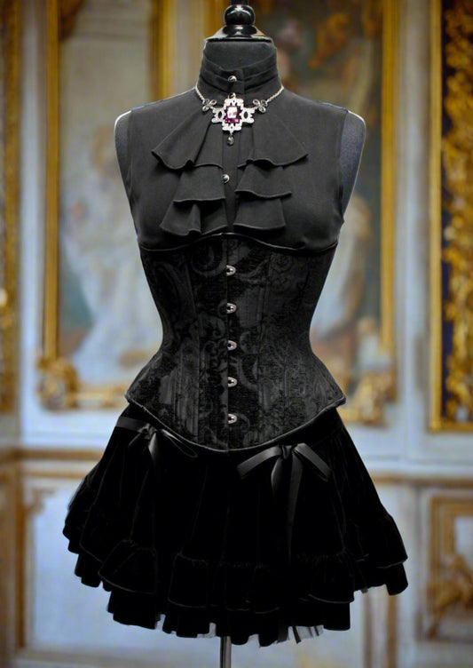 TAPESTRY CORSET - BLACK TAPESTRY Shrine of Hollywood top Women's Corsets