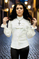 ANTOINETTE TOP - WHITE