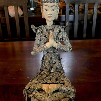 Shrine of Hollywood PRAYING COIN DOLL decor Treasures and Relics