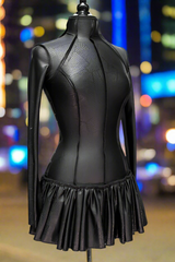 FUTURE SHOCK DRESS - PATCHWORK VINYL FABRIC