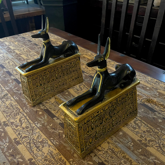 Shrine of Hollywood ANUBIS BOOKEND SET decor Treasures and Relics
