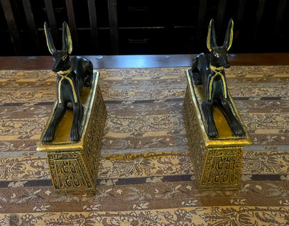 Shrine of Hollywood ANUBIS BOOKEND SET decor Treasures and Relics