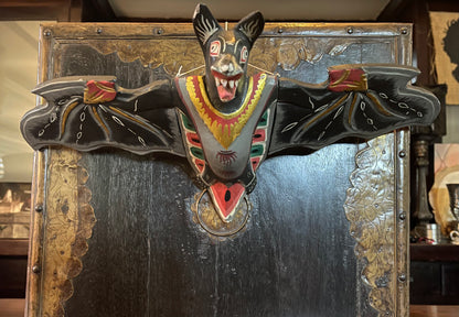 Shrine of Hollywood HANGING WOODEN BAT decor Treasures and Relics