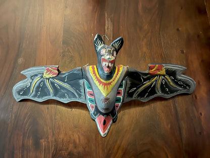 Shrine of Hollywood HANGING WOODEN BAT decor Treasures and Relics