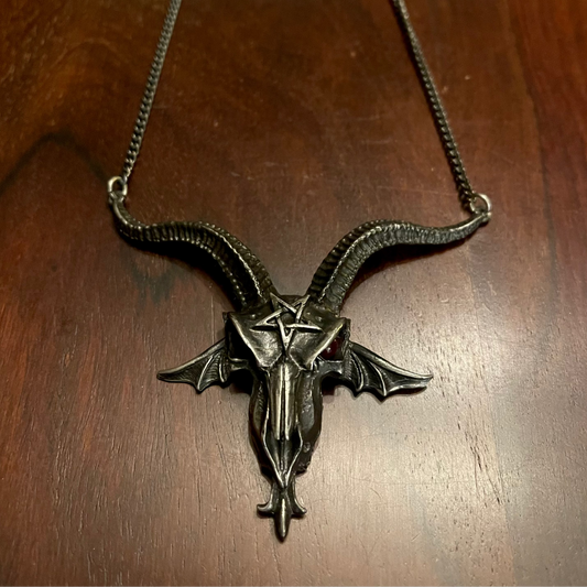 BAPHOMETICA NECKLACE Shrine of Hollywood Necklace Baphomet Necklace Gothic Necklace Jewelry - Necklaces and Chokers pagan necklace