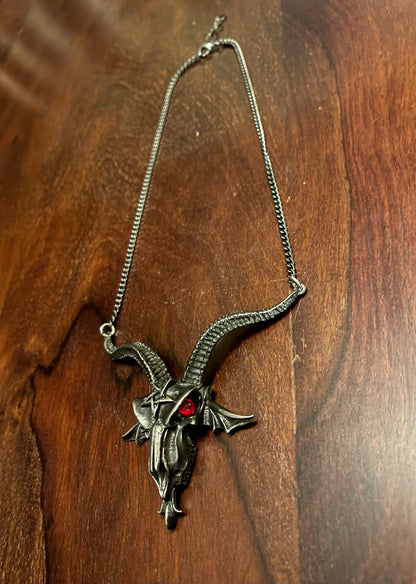 BAPHOMETICA NECKLACE Shrine of Hollywood Necklace Baphomet Necklace Gothic Necklace Jewelry - Necklaces and Chokers pagan necklace