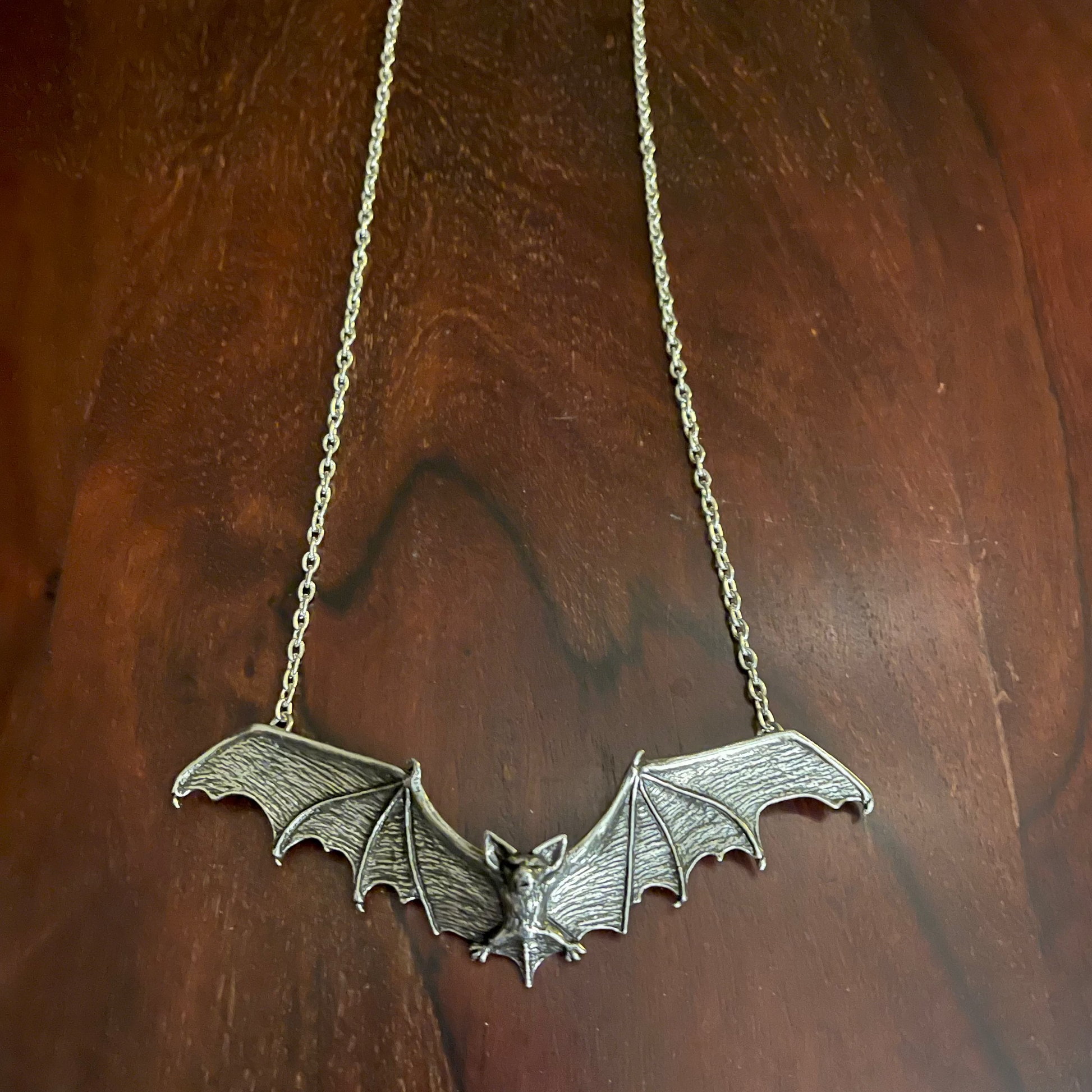 GOTHIC DARKNESS BAT NECKLACE Shrine of Hollywood Necklace Bat necklace Gothic Necklace Jewelry - Necklaces and Chokers