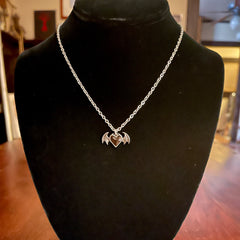 BLACK SOUL BAT WINGED HEART