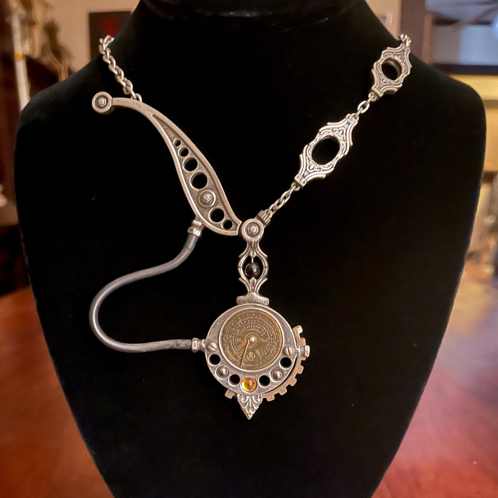 STEAMPUNK SCIENCE NECKLACE