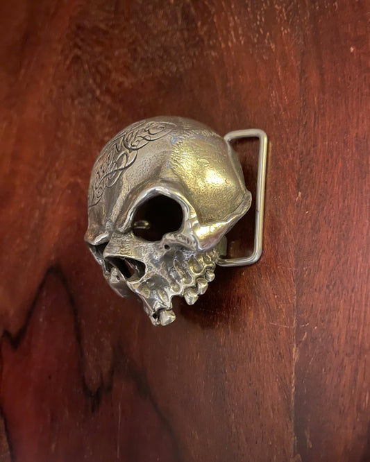 NEVERMORE DECAYED SKULL BELT BUCKLE Shrine of Hollywood belt buckle Jewelry - Necklaces and Chokers Treasures and Relics