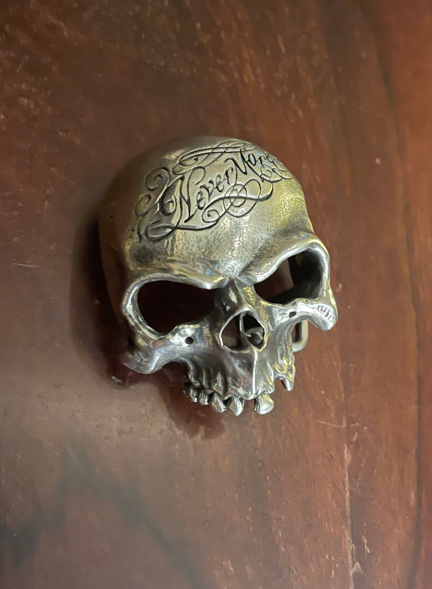 NEVERMORE DECAYED SKULL BELT BUCKLE Shrine of Hollywood belt buckle Jewelry - Necklaces and Chokers Treasures and Relics