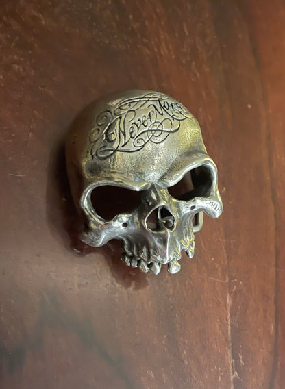 NEVERMORE DECAYED SKULL BELT BUCKLE Shrine of Hollywood belt buckle Jewelry - Necklaces and Chokers Treasures and Relics