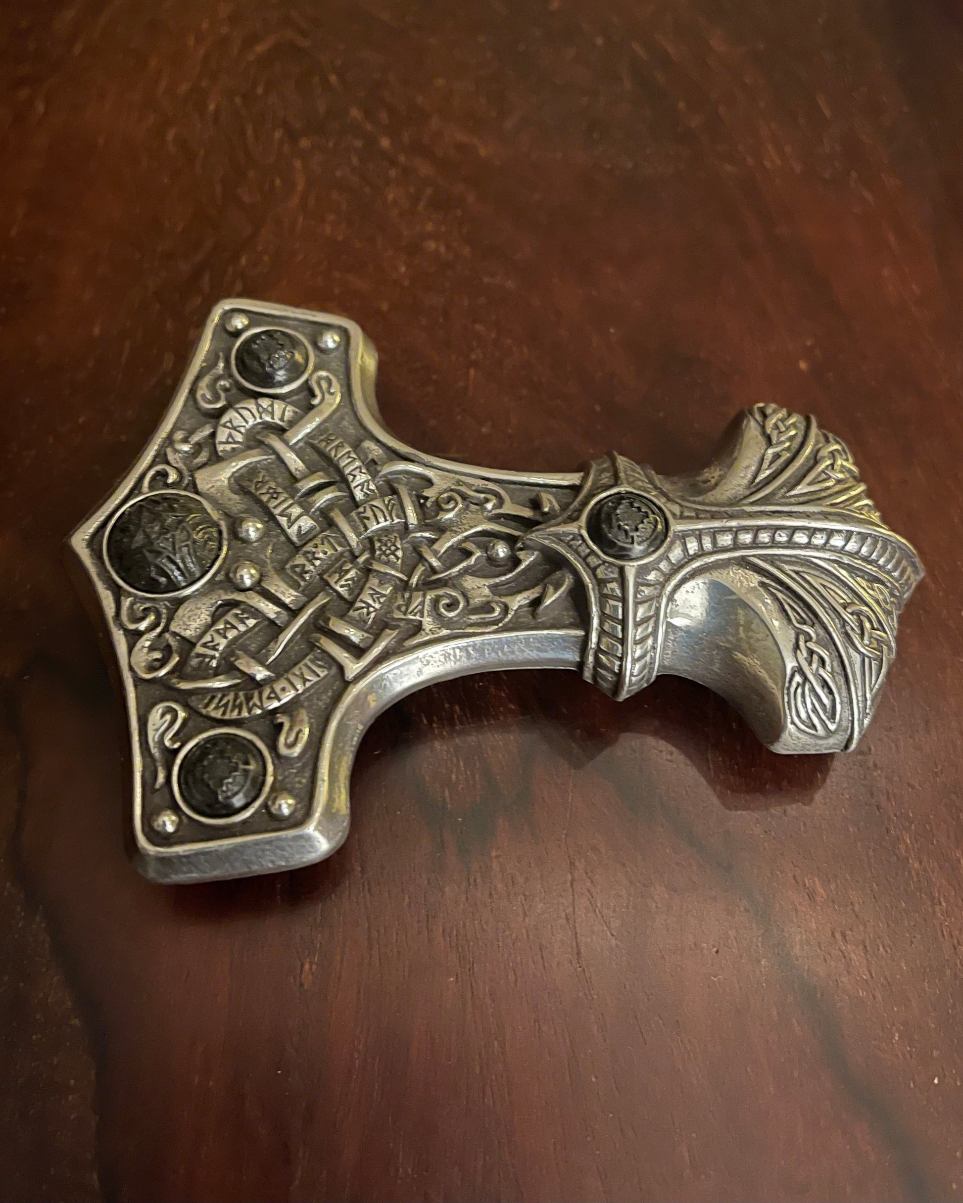 THOR'S HAMMER BELT BUCKLE Shrine of Hollywood belt buckle Jewelry - Necklaces and Chokers Treasures and Relics