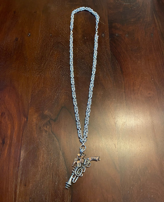 STEAMPUNK RAYGUN NECKLACE Shrine of Hollywood Jewelry - necklace Jewelry - Necklaces and Chokers