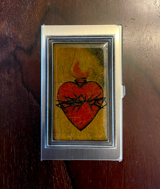 SACRED HEART CARD CASE Shrine of Hollywood card case Treasures and Relics