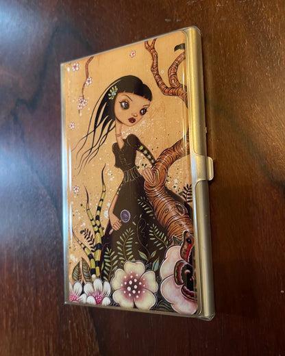 BIG EYED GIRL CARD CASE Shrine of Hollywood card case Treasures and Relics