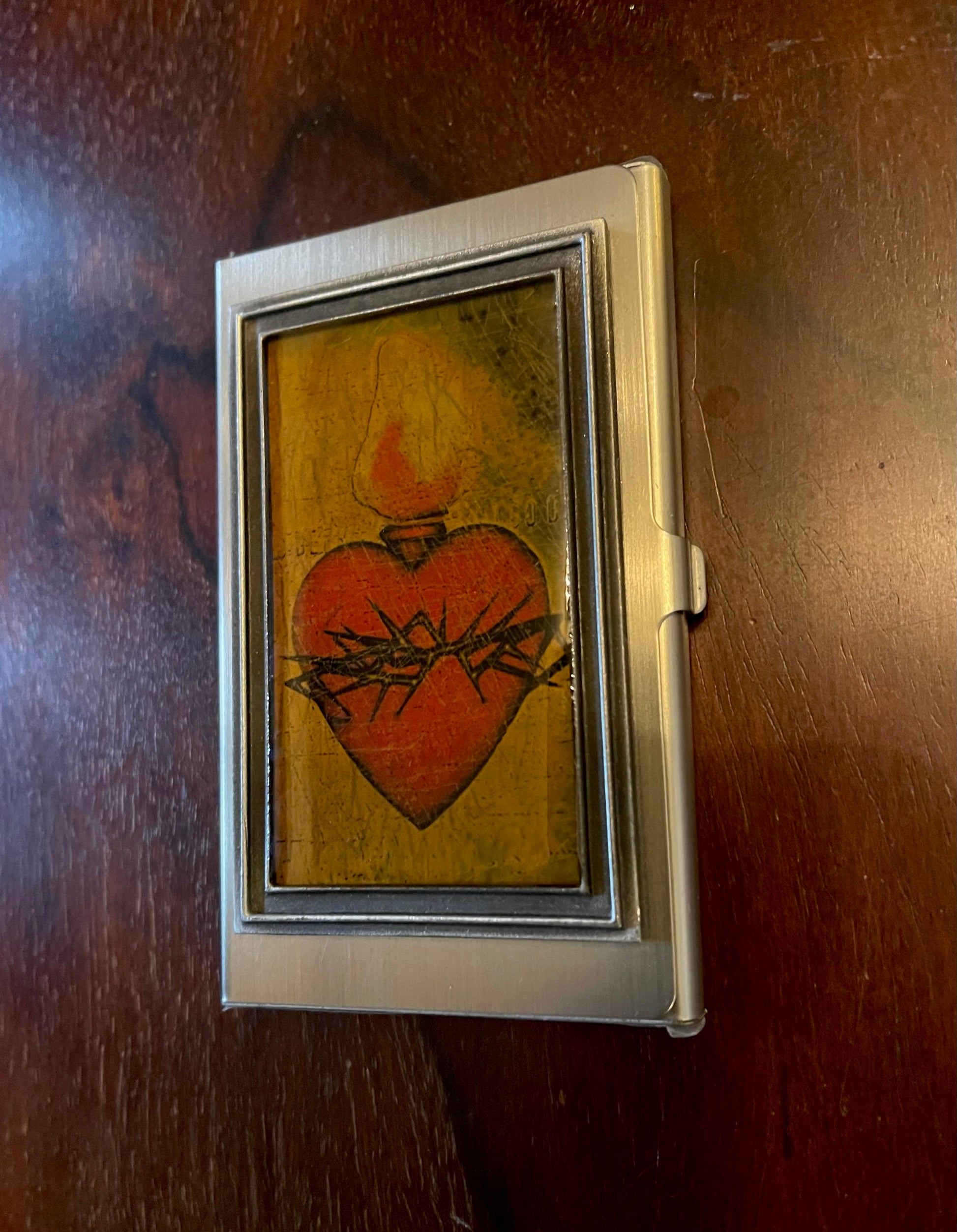 SACRED HEART CARD CASE Shrine of Hollywood card case Treasures and Relics