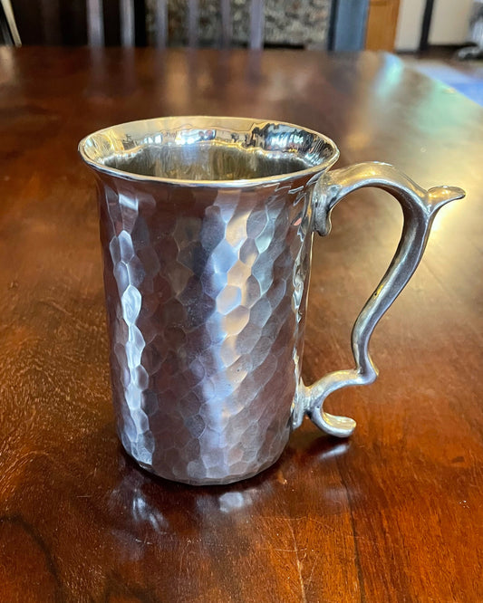 TRADITIONAL PEWTER RENAISSANCE MUG Shrine of Hollywood Mug Goblets and Glassware