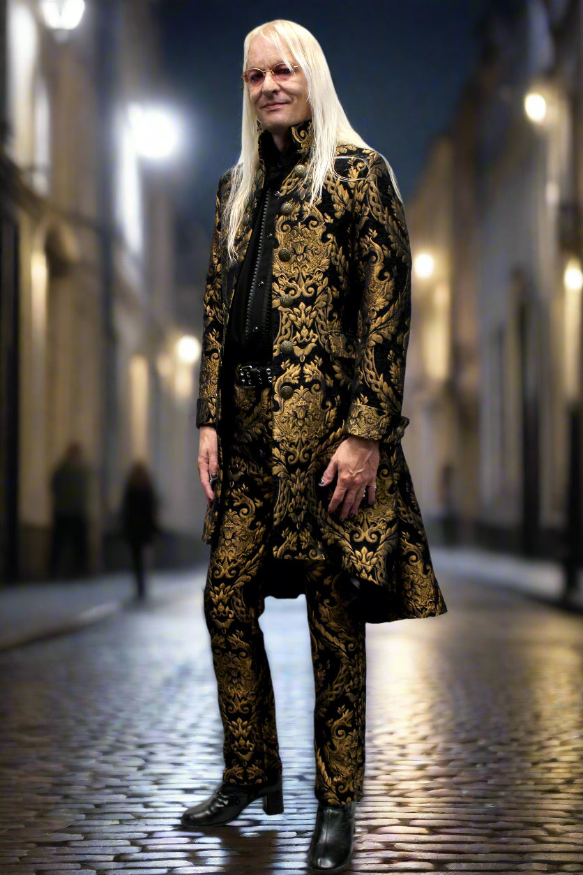 ORDER OF THE DRAGON COAT - GOLD/BLACK TAPESTRY