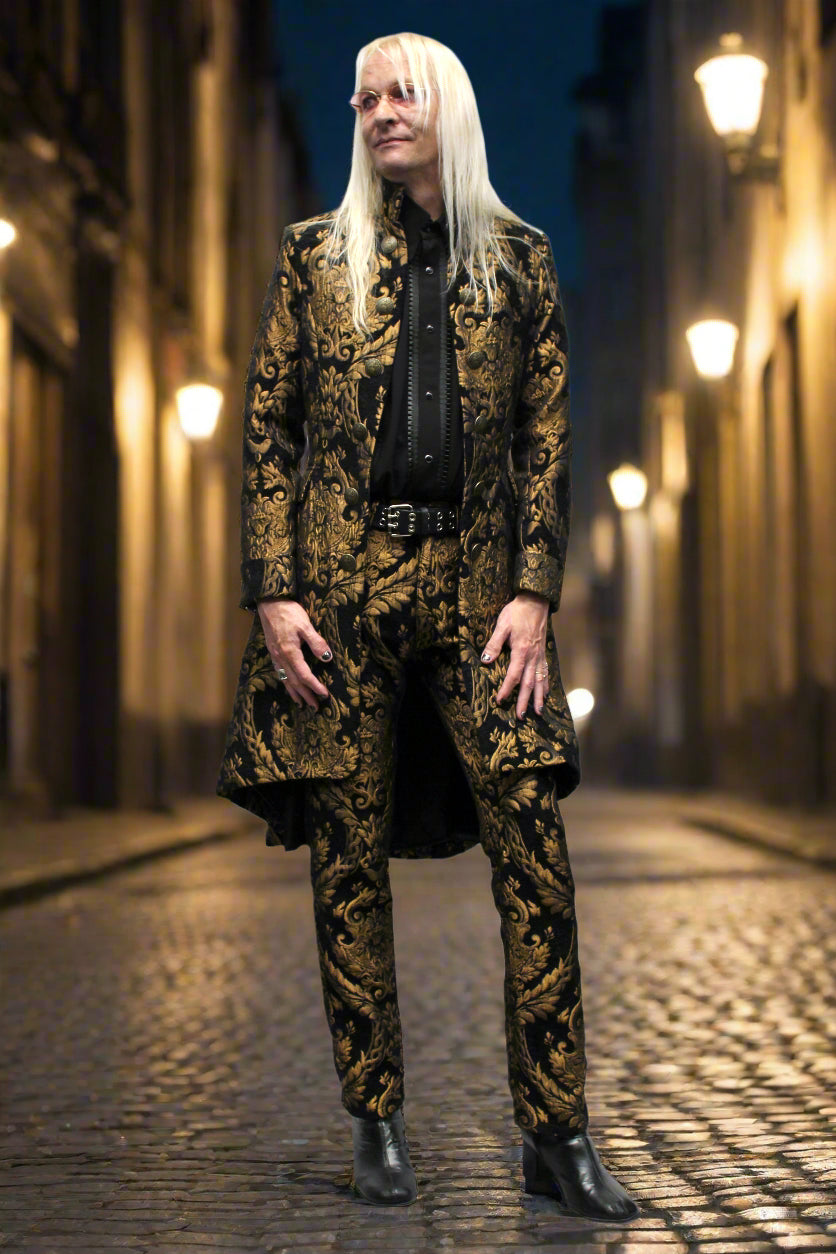 ORDER OF THE DRAGON COAT - GOLD/BLACK TAPESTRY