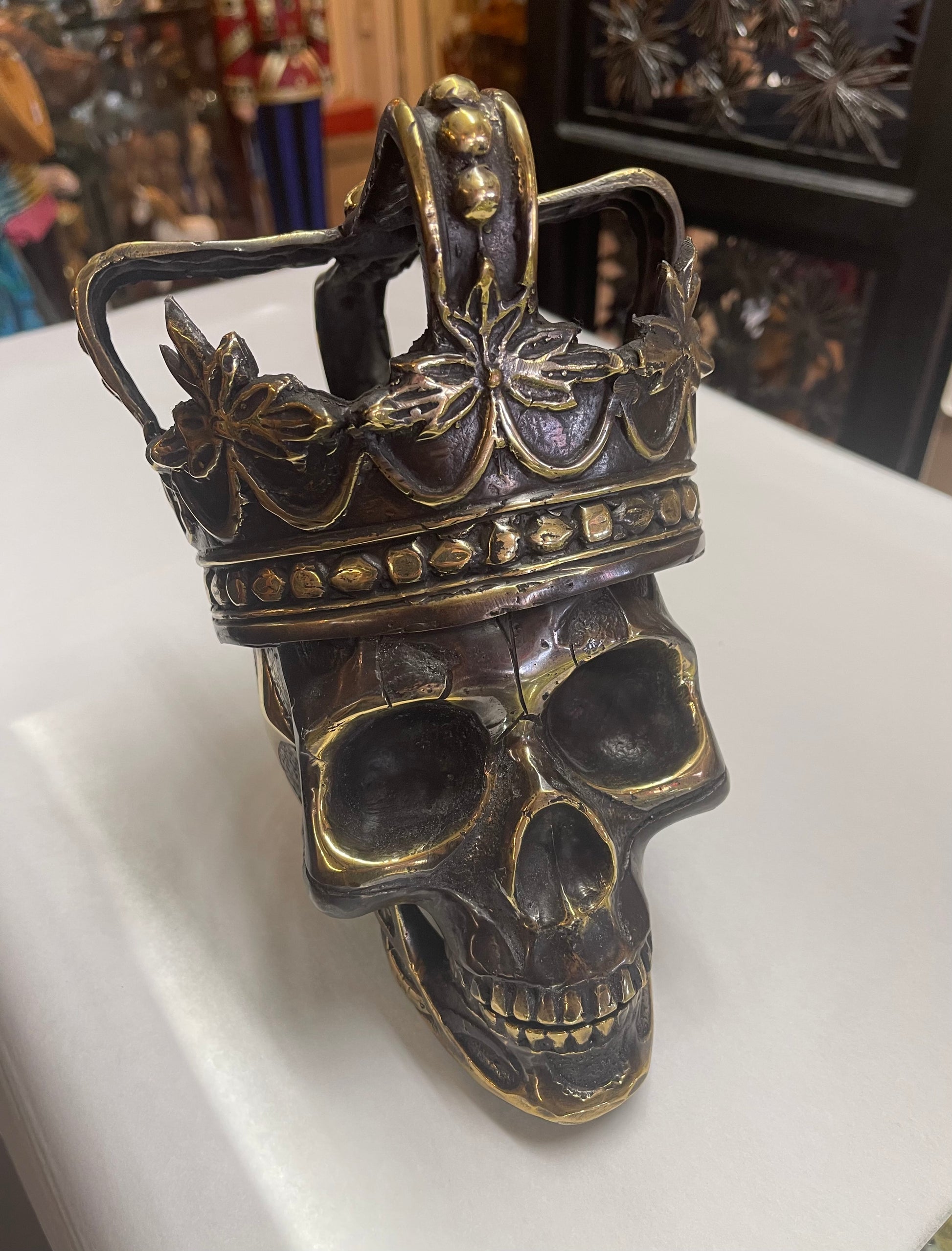 THE CROWNED SKULL - IMPERIAL CROWN Shrine of Hollywood skull art Treasures and Relics