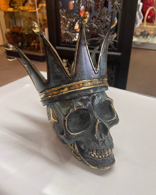 THE CROWNED SKULL - JESTER CROWN Shrine of Hollywood skull art Treasures and Relics
