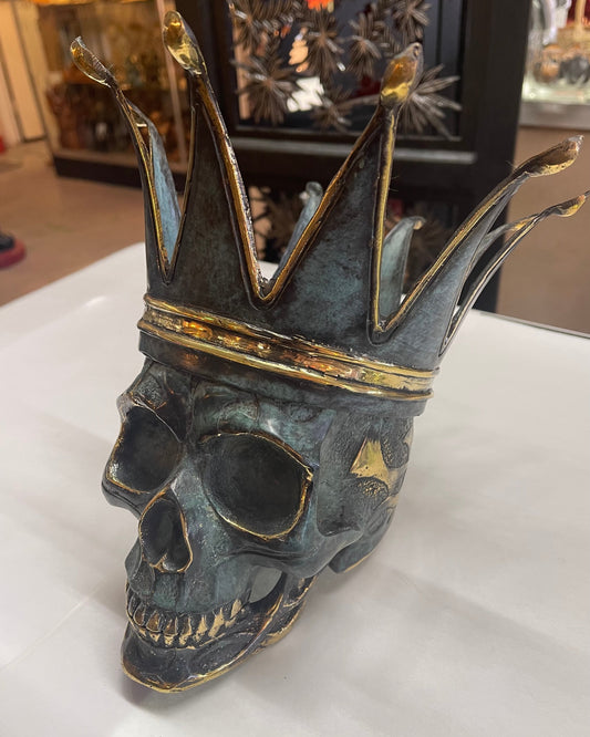 THE CROWNED SKULL - JESTER CROWN Shrine of Hollywood skull art Treasures and Relics