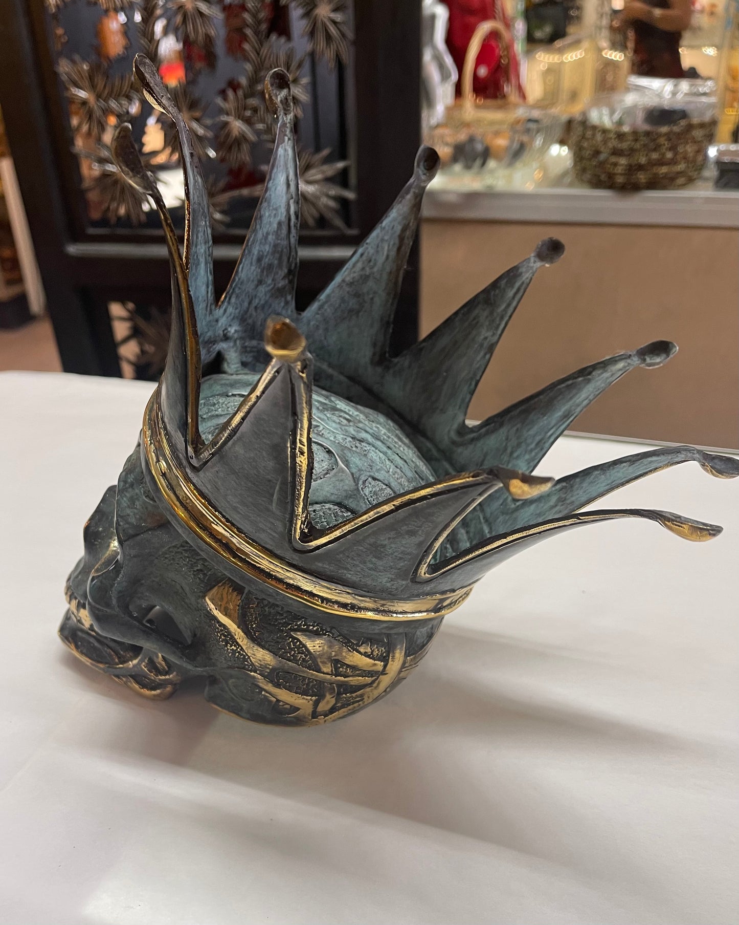 THE CROWNED SKULL - JESTER CROWN Shrine of Hollywood skull art Treasures and Relics