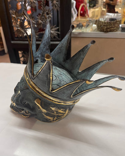 THE CROWNED SKULL - JESTER CROWN Shrine of Hollywood skull art Treasures and Relics