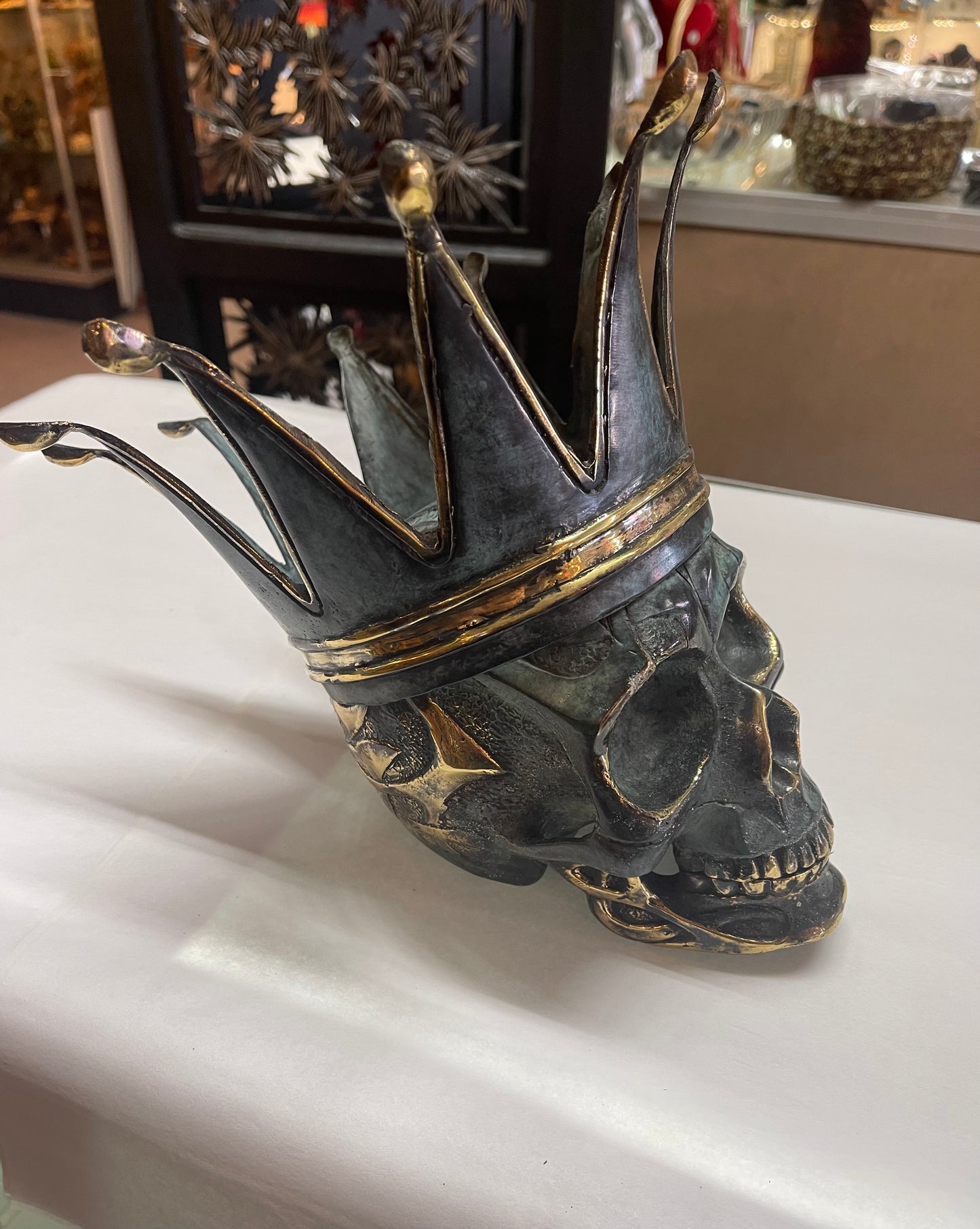 THE CROWNED SKULL - JESTER CROWN Shrine of Hollywood skull art Treasures and Relics