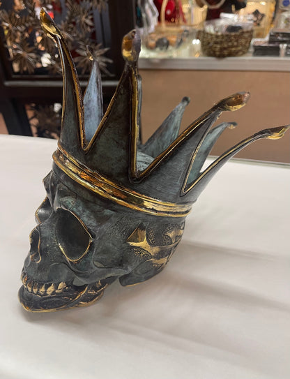 THE CROWNED SKULL - JESTER CROWN Shrine of Hollywood skull art Treasures and Relics