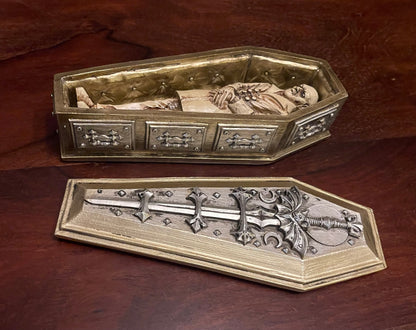 NOSFERATU'S REST CASKET Shrine of Hollywood Decor coffin decor figurine home nosferatu