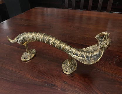 COBRA DOOR HANDLE - BRASS Shrine of Hollywood Decor Treasures and Relics