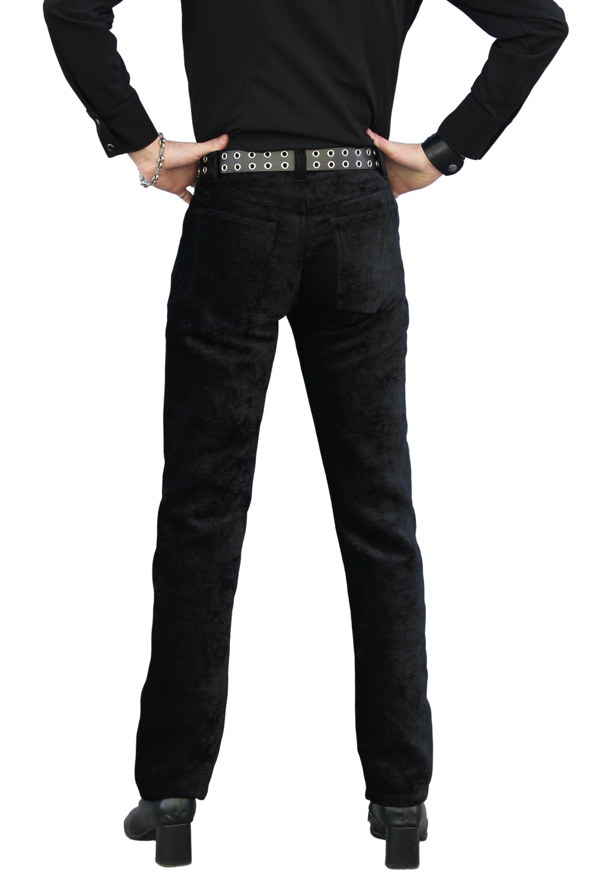 ROCKER PANTS - BLACK VELVET Shrine of Hollywood Pants Bridgerton pants gothic gothic pants masquerade pants Men's Pants Pants pirate pants Rocker Pants vampire pants victorian pants wedding pants