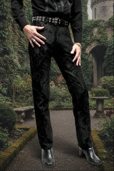 TAPESTRY PANTS - BLACK