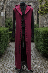 WRAITH ROBE - BURGUNDY COTTON - Size Medium