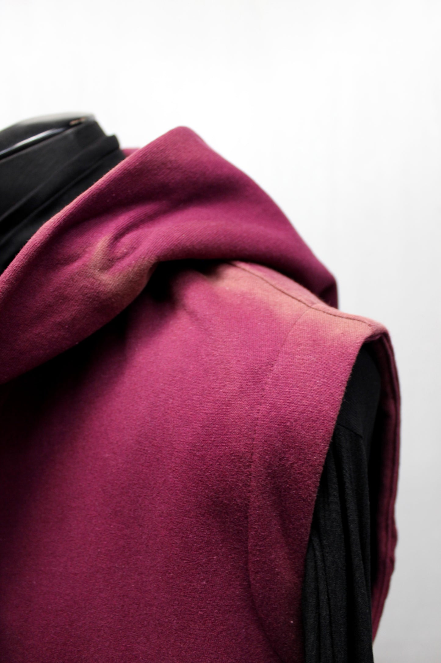 WRAITH ROBE - BURGUNDY COTTON - Size Medium Shrine of Hollywood coat gothic Men's Coats Pirate vest Steampunk Coat vampire coat