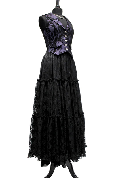 COUNTESS SKIRT - BLACK LACE