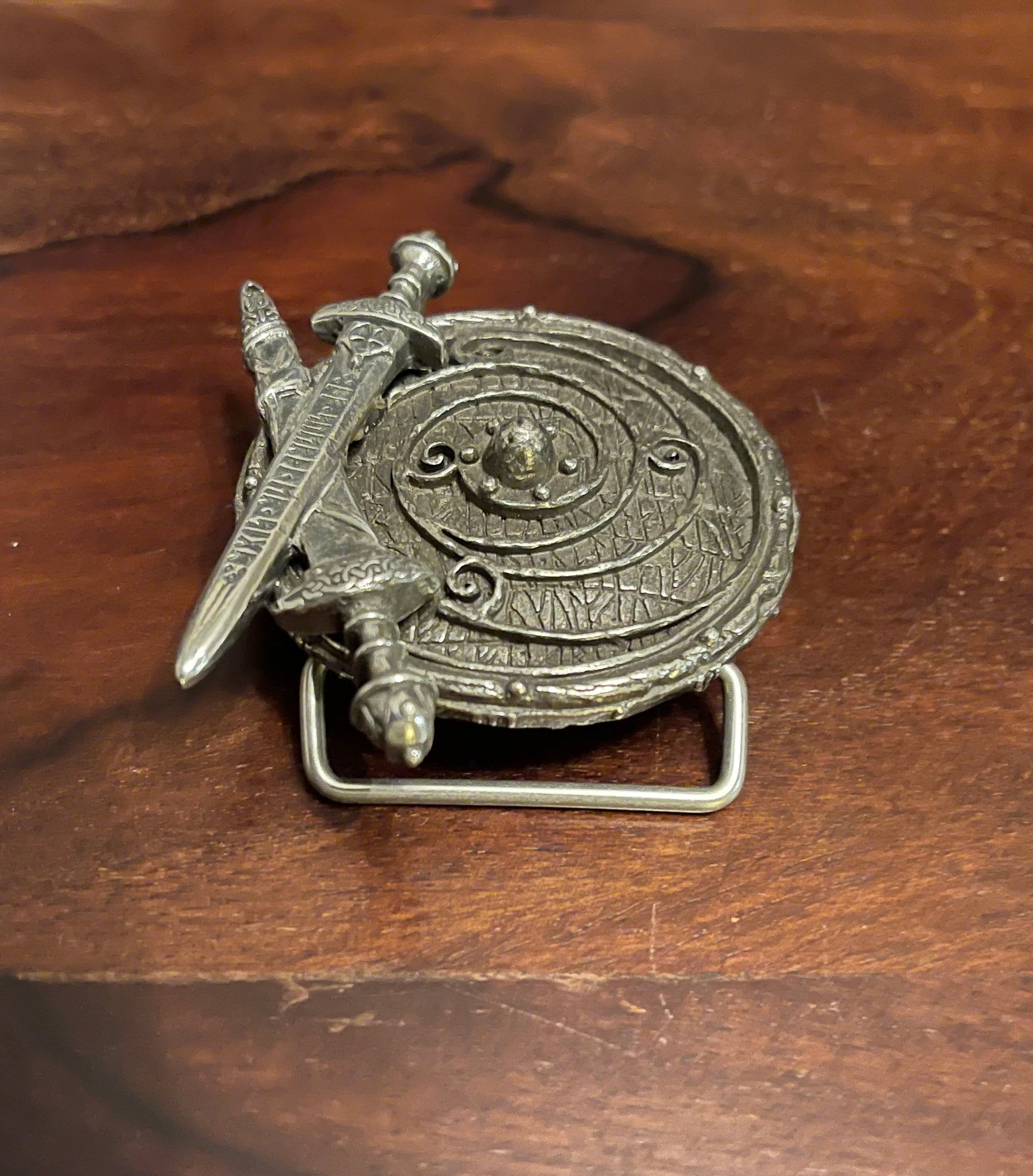 VIKING SHEILD BELT BUCKLE Shrine of Hollywood belt buckle Treasures and Relics