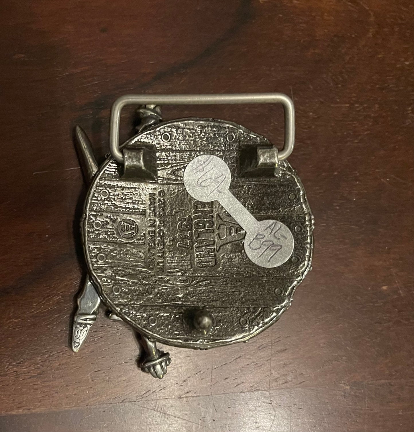 VIKING SHEILD BELT BUCKLE Shrine of Hollywood belt buckle Treasures and Relics