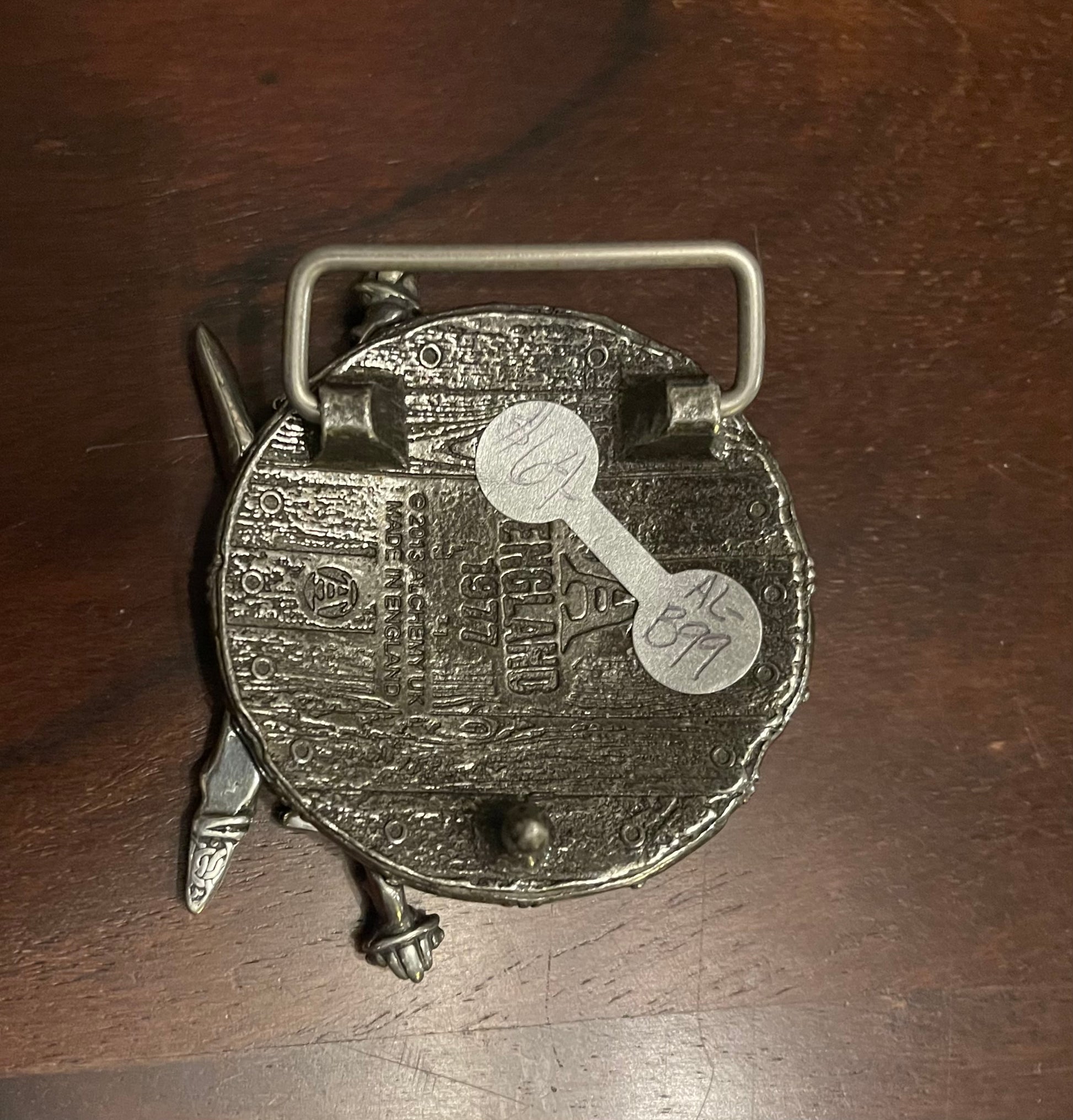 VIKING SHEILD BELT BUCKLE Shrine of Hollywood belt buckle Treasures and Relics