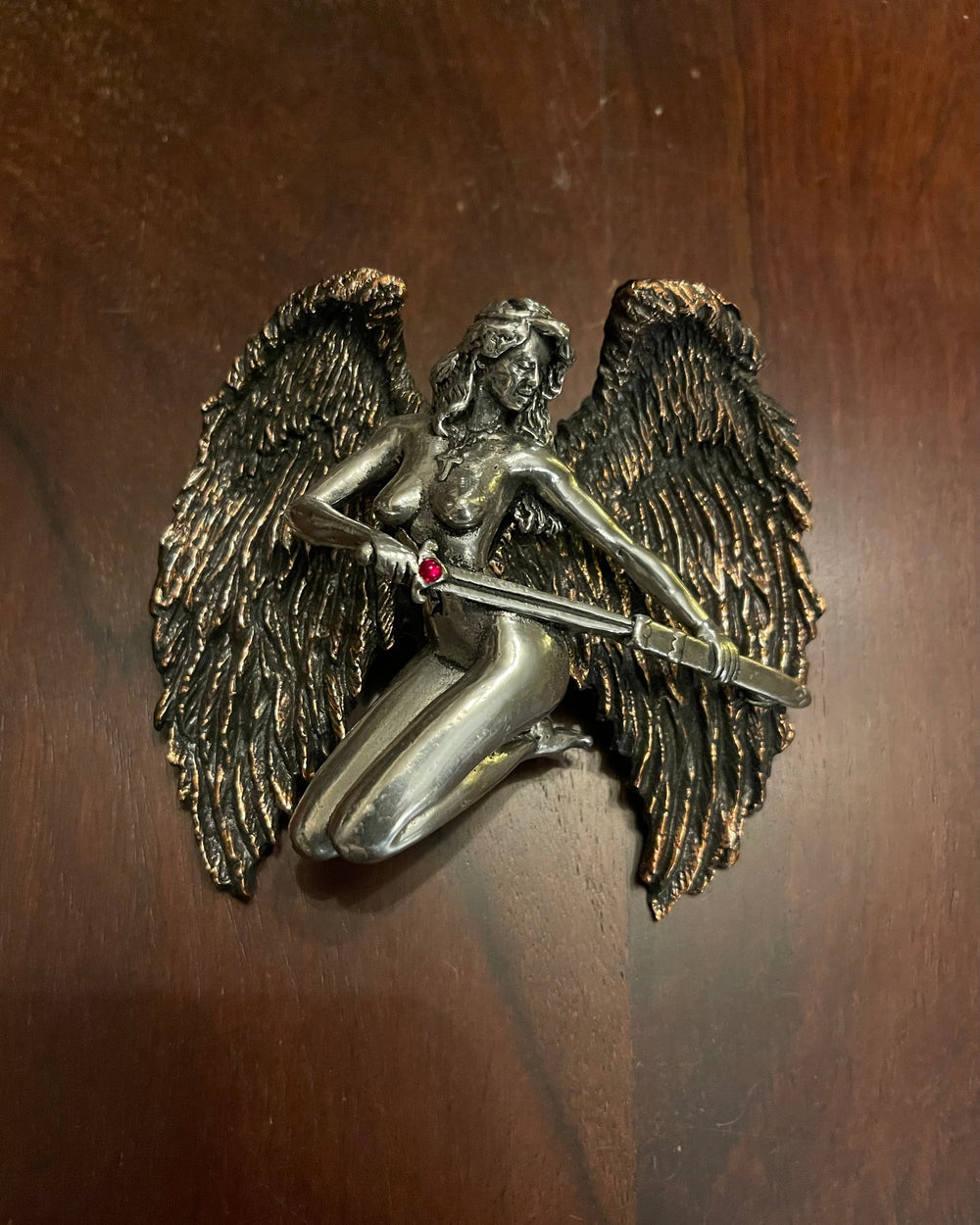 ANGEL OF DEATH BELT BUCKLE