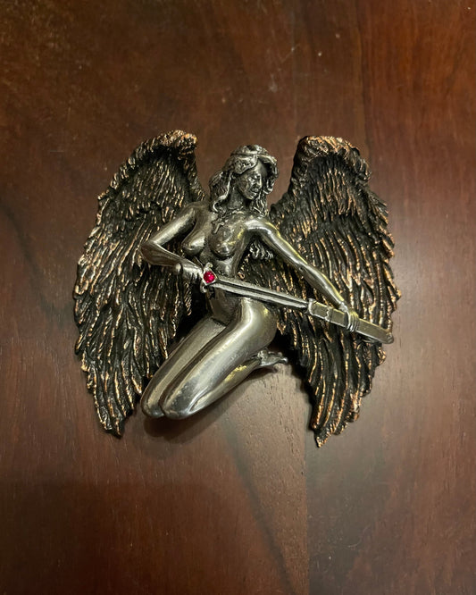 ANGEL OF DEATH BELT BUCKLE Shrine of Hollywood belt buckle Jewelry - Necklaces and Chokers Treasures and Relics