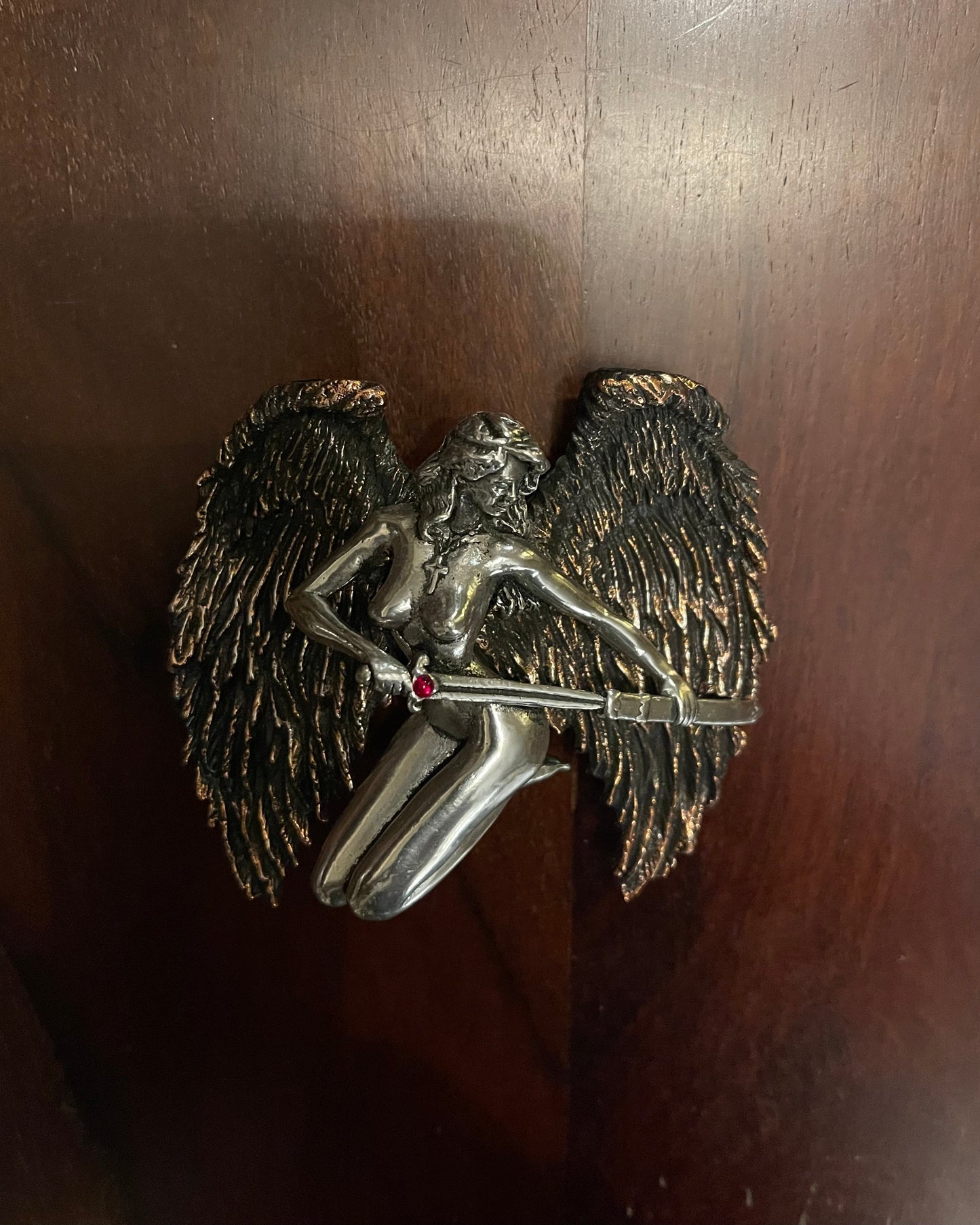 ANGEL OF DEATH BELT BUCKLE