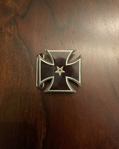 MALTESE CROSS BELT BUCKLE