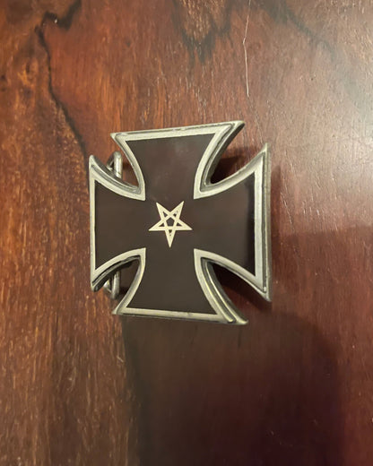 MALTESE CROSS BELT BUCKLE